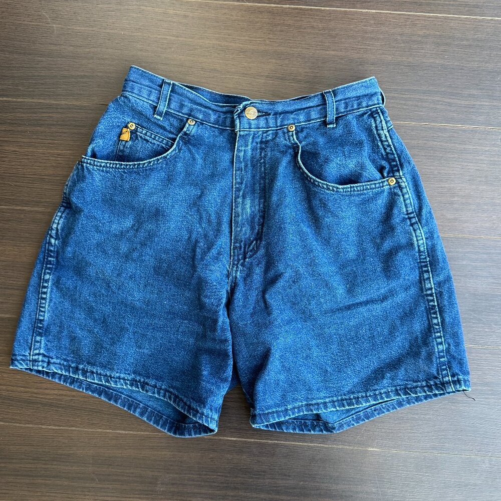 Vintage 80s/90s Chic High-Waisted Denim Shorts – Classic Relaxed Fit